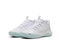 PUMA Chaussures de basketball mi-hautes Dagger 2 Enfant et Adolescent, Accessoires, Blanc, 37 37