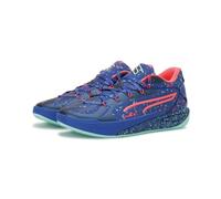 PUMA Chaussures de Basketball Stewie 4 Night Vision Femme 35.5, Vivid Blue Electric Peppermint Green