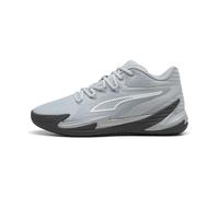 PUMA Chaussures de basketball The Dagger Unisexe, Chaussures, Platinum Gris/Dusky Gris/Blanc, 38 38