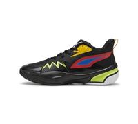 PUMA Chaussures de Baskets Noires/Vertes Homme Genetics