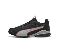 PUMA Chaussures de Course Electro Road Unisexes, Noir/Gris Echo-for All Time Red, 43 EU, Puma Noir Gris Echo pour Tous Les Temps Rouge, 44 EU
