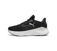 PUMA Chaussures de Course Softride Mayve pour Femme, Chaussures de Course Softride Mayve pour Femme, Blanc-Noir-Argent, Pointure 41, Noir/Blanc, 41 EU