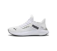 PUMA Chaussures de Course sur Route Unisexes Softride Enzo 5 Slip Tech, Blanc Noir/Gris écho, 45 EU, Puma White PUMA Black Grey Echo, 46 EU