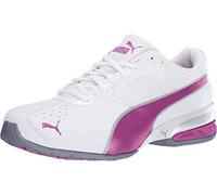 PUMA Chaussures de Crosstrainer Tazon 6 Wn's FM pour Femme, Puma Blanc/Fuchsia/Violet PUMA Silver, 39 EU