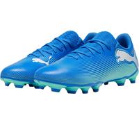 Puma - Chaussures de football à semelle fixe pour homme "Future 7 Play" RD3787 (46 UE) (Bleu/Blanc)