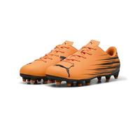 Puma Chaussures de Football Attacanto II FG/AG Jr Unisexes pour Enfant, Heat Fire Puma Noir, 33 EU