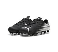 PUMA Chaussures de Football Attacanto II FG/AG Jr Unisexes pour Enfant, Puma Noir Puma Blanc., 33 EU