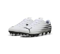Puma Chaussures de Football Attacanto II FG/AG Jr Unisexes pour Enfant, Puma White Puma Black, 29 EU
