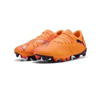 PUMA Chaussures de Football Basses Future 8 Match FG/AG Unisexe 42.5, Heat Fire Black Ravish Orange Pink