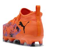 Puma Chaussures De Football Future 8 Match Creativity Fg/Ag Enfant Et Adolescent, Chaussures, Orange Poppy/Noir/Dark Amethyst, 32.5 Orange Poppy,Black,Dark Amethyst