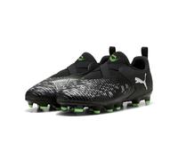 PUMA Chaussures de Football Future 8 Match LL FG/AG Enfant et Adolescent 37 Black Cool Light Gray Fluo Green