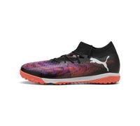 PUMA Chaussures de football FUTURE 8 MATCH TT Unisexe, Chaussures, Noir/Blanc/Glowing Rouge, 46 46