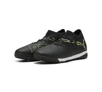 PUMA Chaussures de Football Future 8 Match TT Unisexes, Puma Noir pétillant Vert Clair Terrain, 44 EU