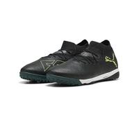 PUMA Chaussures de Football Future 8 Pro Cage Unisexe 43, Black Fizzy Light Green Terrain Yellow