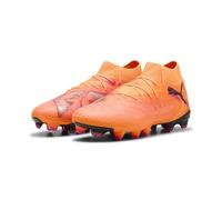 PUMA Chaussures de Football Future 8 Pro FG/AG Femme 39, Heat Fire Black Ravish Orange Pink