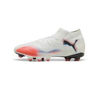 Puma Chaussures de Football Future 8 Pro FG/AG, Puma Puma Blanche, Noire, Rouge éclatante, 43 EU