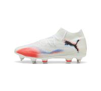 PUMA Chaussures de football FUTURE 8 PRO MxSG Unisexe, Chaussures, Blanc/Noir/Glowing Rouge, 47 47