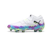 PUMA Chaussures de football FUTURE 8 ULTIMATE Brilliance FG Femme, Chaussures, Blanc/Fizzy Apple/Bright Aqua, 42.5 42.5