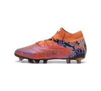 PUMA Chaussures de football FUTURE 8 ULTIMATE CREATIVITY AG Unisexe, Chaussures, Orange Poppy/Dark Amethyst/Electric Peppermint, 39 39