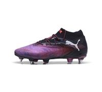 PUMA Chaussures de football FUTURE 8 ULTIMATE MxSG Unisexe, Chaussures, Noir/Blanc/Glowing Rouge, 41 41