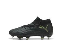 PUMA Chaussures de football FUTURE 8 ULTIMATE MxSG Unisexe, Chaussures, Noir/Fizzy Light/Vert Terrain, 40.5 40.5