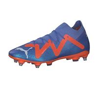 PUMA Chaussures de Football Future Pro Mxsg pour Homme, Bleu Glimmer Puma Blanc Ultra Orange, 40.5 EU