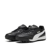 PUMA Chaussure de football King Liga TT – Noir/Blanc/Argent – 45 EU