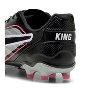 Puma Chaussures De Football King Pro Fg/Ag Unisexe, Chaussures, Silver/Noir/Sun Struck, 41 Silver,Black,Sun Struck