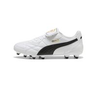 Puma Chaussures de Football Unisexe King Top FG/AG, Blanc Noir, 42 EU, Puma White Puma Black, 43 EU