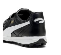 PUMA Mixte King Top TT Chaussure de Football, Black White Gold, 44 EU