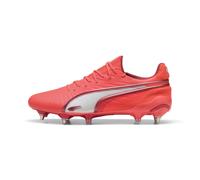 PUMA Chaussures de football KING ULTIMATE MxSG Unisexe, Chaussures, Glowing Rouge/Blanc/Rouge Fire, 43 43