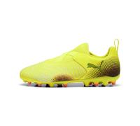PUMA Chaussures de football sans lacets FUTURE 8 MATCH MG Enfant et Adolescent, Chaussures, Jaune Alert/Noir/Sun Struck, 37.5 37.5