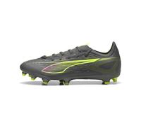 PUMA Chaussures de football ULTRA 5 MATCH FG/AG Unisexe, Chaussures, Matte Aged Silver/Jaune Alert/Aged Silver, 41 41