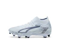 PUMA Chaussures de Football Ultra 6 Match+ FG/AG WN pour Femme, Bleu Glacial, Bijou Blanc-Bleu, Pointure 39, ICY Blue PUMA White Blue Jewel, 39 EU