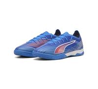 PUMA Chaussures de Football Ultra 6 Match It Unisexes, PUMA Ultra Bleue, Blanche et Rouge, 43 EU