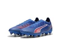 PUMA Chaussures de Football Ultra 6 Match Mxsg Unisexes, PUMA Ultra Bleue, Blanche et Rouge, 43 EU
