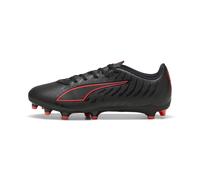 PUMA Chaussures de Football Ultra 6 Play FG/AG - Unisexe - Noir et Rouge - Pointure 39, Puma Noir PUMA Rouge, 39 EU