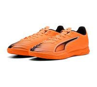 PUMA Chaussures de Football Ultra 6 Play It Unisexes, Heat Fire PUMA Noir/Rouge Brillant, 44 EU