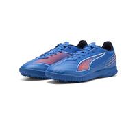 PUMA Chaussures de Football Ultra 6 Play TT Unisexes, PUMA Ultra Bleue, Blanche et Rouge, 42 EU
