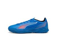 PUMA Chaussures de Football Ultra 6 Play TT Unisexes, PUMA Ultra Bleue, Blanche et Rouge, 45 EU