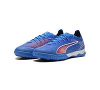 PUMA Chaussures de Football Ultra 6 Pro Cage TT Unisexe 39, Ultra Blue White Glowing Red