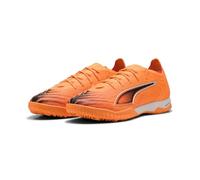 PUMA Chaussures de Football Ultra 6 Pro Cage TT Unisexe 44, Heat Fire Black Glowing Red Orange