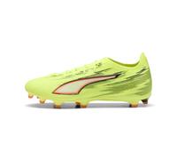 PUMA Ultra 6 Pro FG/AG Chaussure de Football Unisexe, Yellow Alert Black-Glowing Red-Lime Squeeze, 41 EU, Yellow Alert PUMA Squeeze Squeeze Noir/Rouge, 41 EU
