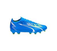 PUMA Mixte Match FG/AG Chaussure de Football, Ultra Blue White Pro Green, 44 EU