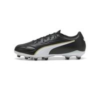 PUMA Chaussures de Football Unisexe King 20 Match FG/AG, Noir Blanc Or, 41 EU, Puma Black PUMA White PUMA Gold, 42.5 EU