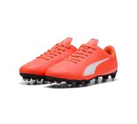 PUMA Vitoria II FG/AG Jr Chaussure de Football, Glowing Red White, 33 EU