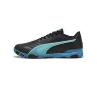 PUMA Chaussures de futsal IBERO IV, Chaussures, Noir/Aquatic/Tropical Bleu, 44.5 44.5