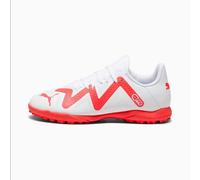 Puma Chaussures De Futsal Junior Unisexe Future Play TT - 01 (Puma Blanc/Feu Or)