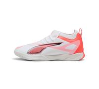 PUMA Ultra 5 Match IT + Mid JR Chaussure de Football, White Black-Glowing Red, 37 EU