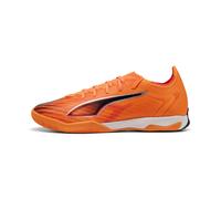PUMA Mixte Ultra 6 Match It Chaussure de Football, Heat Fire Noir/Rouge Brillant, 40.5 EU
